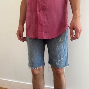 Vintage Levi’s 501 Original Fit Distressed Cut-Off Denim Shorts